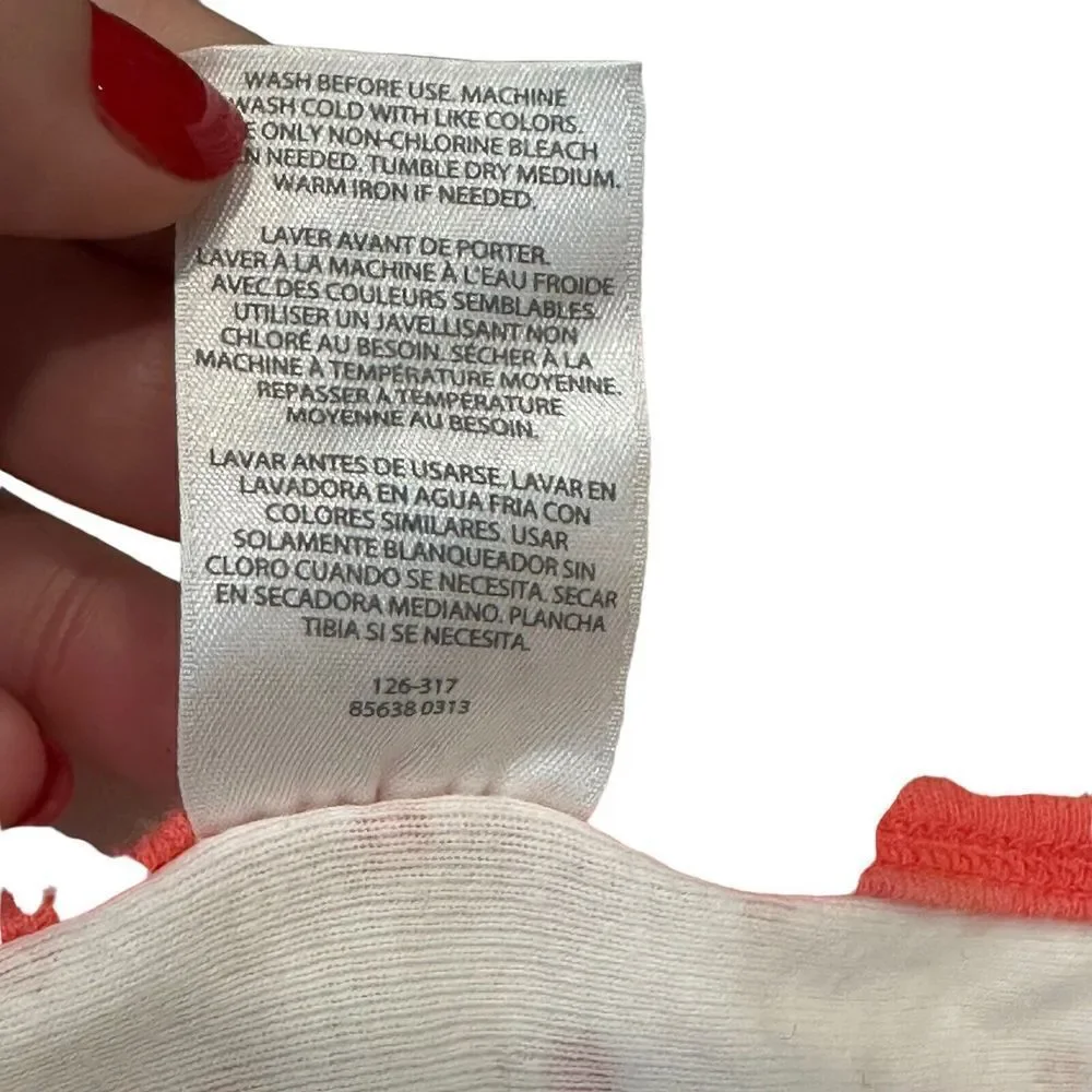 Carters Baby Blanket Stretch Cotton Swaddle Poppy Flowers White Coral 126317‎